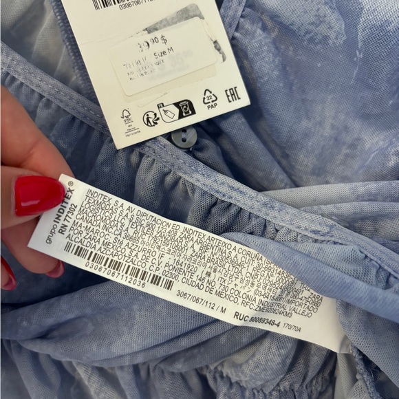 ZARA Blue Longsleeve - Picture 5 of 5